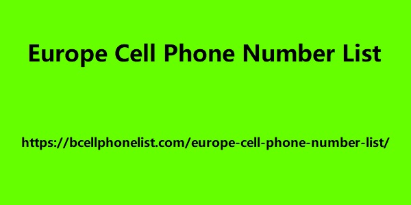 phone number list