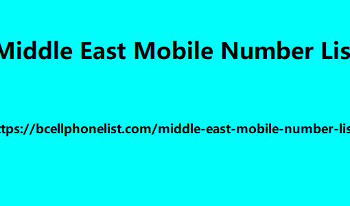 Phone Number List