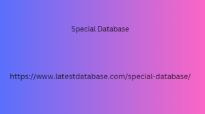 Special Database